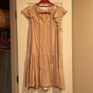 Knox Rose Pink/White Tie Dye Dress